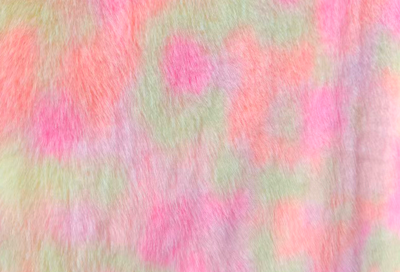 500GSM European minkkiprintti sateenkaarenvärinen tekominkkikangas 500GSM European minkkiprintti sateenkaarenvärinen tekominkkikangas