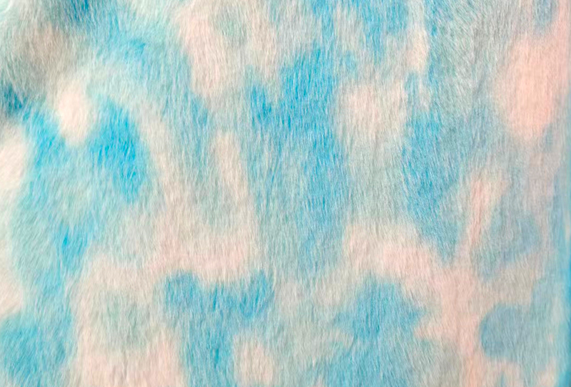 500GSM European minkkiprintti sateenkaarenvärinen tekominkkikangas 500GSM European minkkiprintti sateenkaarenvärinen tekominkkikangas